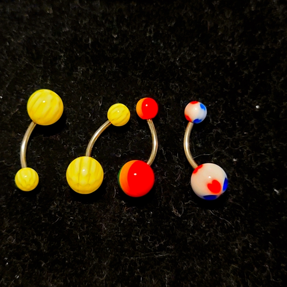 Body jewelry lot
